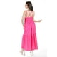 thumbnail image 3 of Maxi vestido doble tirante Roman Fashion /Juvenil, 14059 (Fiusha) fucsia G, 3 of 5