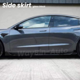 thumbnail image 5 of Kit de carrocería Tesla para el modelo 3 2017-2023 Difusor trasero Alerón lateral Parachoques Labio Negro brillante Carbono AZDF Tesla Tuning, 5 of 5