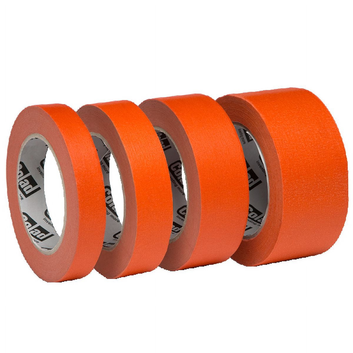 Colad Orange Automotive Refinishing Painters Masking Tape, Cars Vehicles Autobody Paint Bulk Set 900019 (3/4 in. x 54 yd. (48 Rolls)