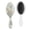 Nautical, variant on Plaid Pattern Scalp Massage Brush - Anti-Frizz Round Bristle Brush for Women & Girls