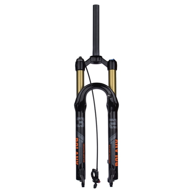Professional Air Pressure Front Fork Made of Aluminum + Magnesium Alloy Suitable for 27.5/29 Inch Bikes with Shoulder Control Lock/Wire Control Lock Max For XC/AM 2.4in Tire