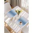 thumbnail image 5 of Blue Grey Ombre Placemats Set of 12, Farmhouse Gradient Minimalist Placemats for Dining Table, Place Mats for Kitchen Tabletop, Waterproof Wipeable Dining Table Mats Set, 5 of 9