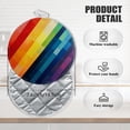 thumbnail image 2 of 2 PCS Pot Holders for Kitchen,Potholders Sets with Hook for Oven,Cooking,Baking,Dynamic Image Of Geometric Rainbow, 2 of 7