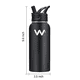 thumbnail image 1 of Termo Botella Acero Inoxidable Frio Caliente Portatil 32oz Negro, 1 of 5