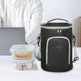 thumbnail image 6 of Round Portable Bento Bag - Insulated Lunch Box for Picnic and Storage - Durable, Easy to Clean, Versatile Design, 6 of 6