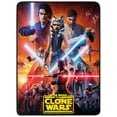 thumbnail image 5 of Star Wars The Clone Wars End Super Plush Throw Blanket 46" x 60" (117cm x 152cm), 5 of 6