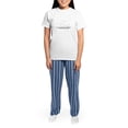 thumbnail image 4 of CafePress - Love And Cherish Bride Women's Light Pajamas - Women's Short Sleeve Print T-Shirt and Pants Light Cotton Pajama Set, 4 of 7