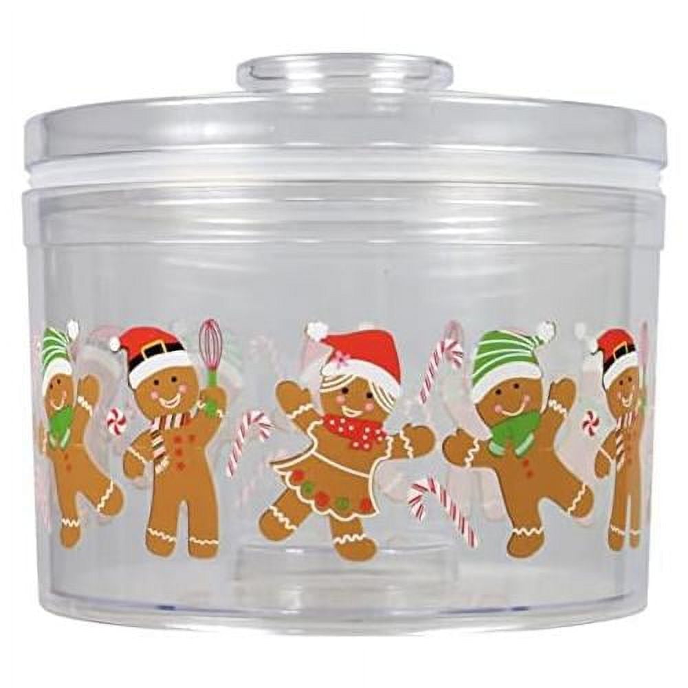 Tupperware Christmas Holiday Stacking Cookie Canisters Containers