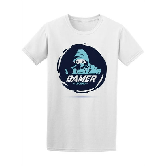 Gamer Legend Graphic T-Shirt Men -Image by Shutterstock, Male Small