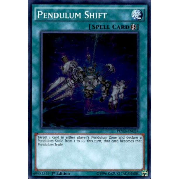YuGiOh Pendulum Evolution Super Rare Pendulum Shift PEVOEN037