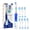 Blue, variant on Seago Kids Electric Toothbrush,Rainbow LED Light,8 Brush Heads,for Kids 3-8