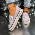 thumbnail image 5 of Miluxas Women's Flats Shoes Ballet Flats Fashion Round Toe Comfortable Sequined Flats Dressy Loafers for Women Purple 9(42), 5 of 9