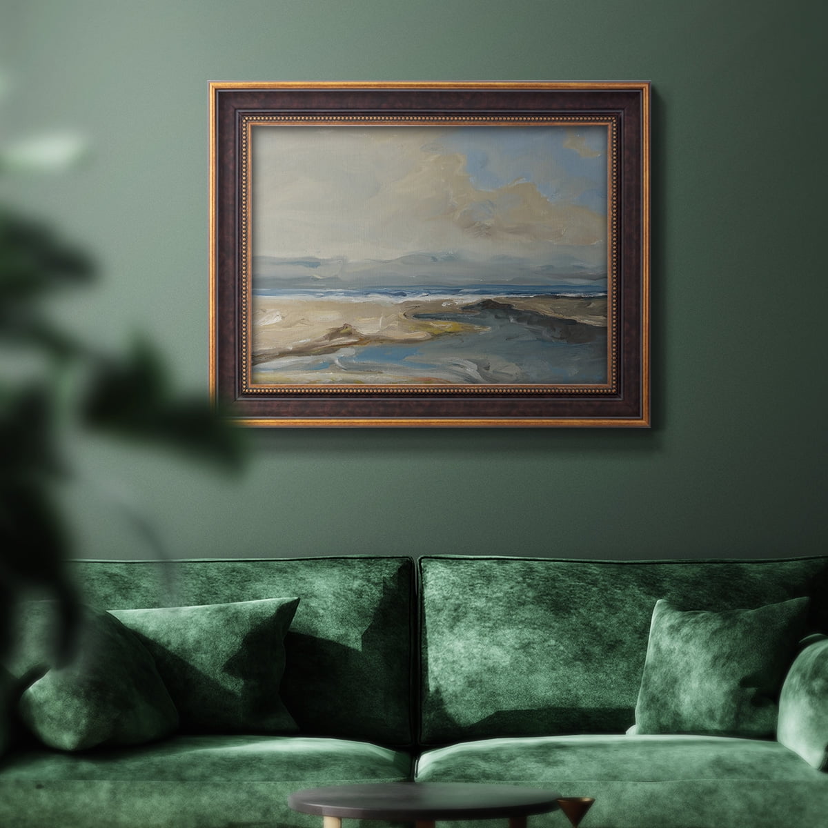 Lincoln Beach Premium Framed Canvas- Ready to Hang