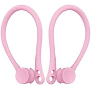 Single Pair EarHooks for AirPods, Anti-Lost Secure Earhook Holder Ear Attachment Loops ForApple AirPods 1 & 2 Earphone Earbuds Earpods (Pink)