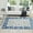 Sand, variant on HR HANDCRAFT RUGS Modern Bohemian Soft Touch Rug  5x7 Area Rugs, Blue Silver and Gray