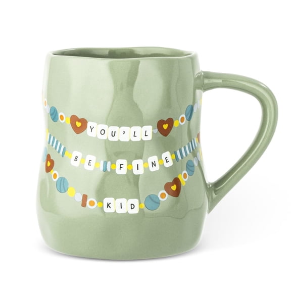 Thyme & Table 15.7 fl oz "You'll Be Fine Kid" Bracelet Stoneware Mug