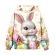 thumbnail image 5 of Sudadera con capucha para niño, para niño, con estampado de Feliz Día de Pascua, color, manga larga, informal, deportiva, con capucha, sudadera con capucha de manga larga, top con inserciones en los h, 5 of 5