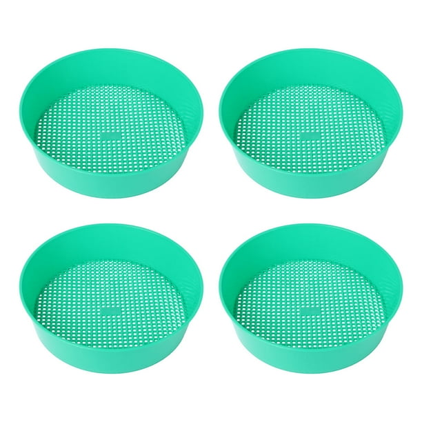 Garden Sieve Sand Soilsieve Mesh Pan Sifting Sifter Sifter Sieves Beach Gardeningpanning Gold