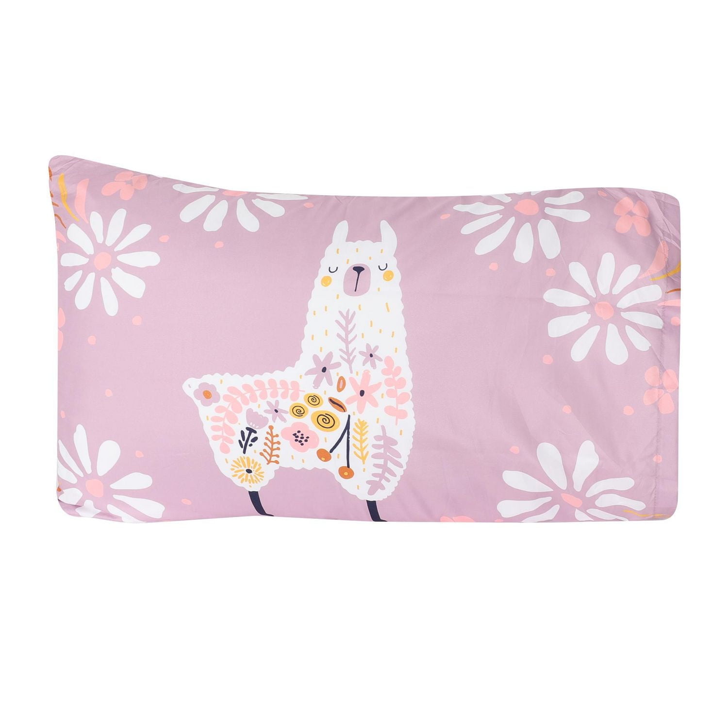 5-Piece Full/Double Bedding Set, Pink Daisy