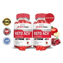 (2 Pack) Keto Rush Extreme ACV Gummies 2000mg Dietary Supplement 120 Gummys