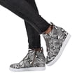thumbnail image 4 of Zapatos de tacón alto con plataforma impermeable y cremallera Retro para mujer, zapatos individuales Wmkox8yii sa1929, 4 of 6