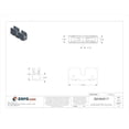 thumbnail image 2 of Open Fuse Block, 0 to 30A Amp Range, 600V AC/DC Volt Rating, 1 Poles, Pressure Plate, 2 of 2