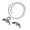 Gold, variant on Necklace for Mi-Band 8 Strap Pendant Bracelet Wristband Neck Decoration