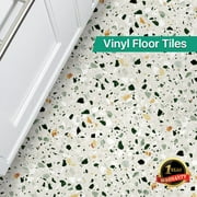 Live Life Mosaic Peel and Stick Vinyl Floor Tile 12” x 12” - Self Adhesive Floor Tile – 20 Tiles/Pack, Covers 20 Square Feet