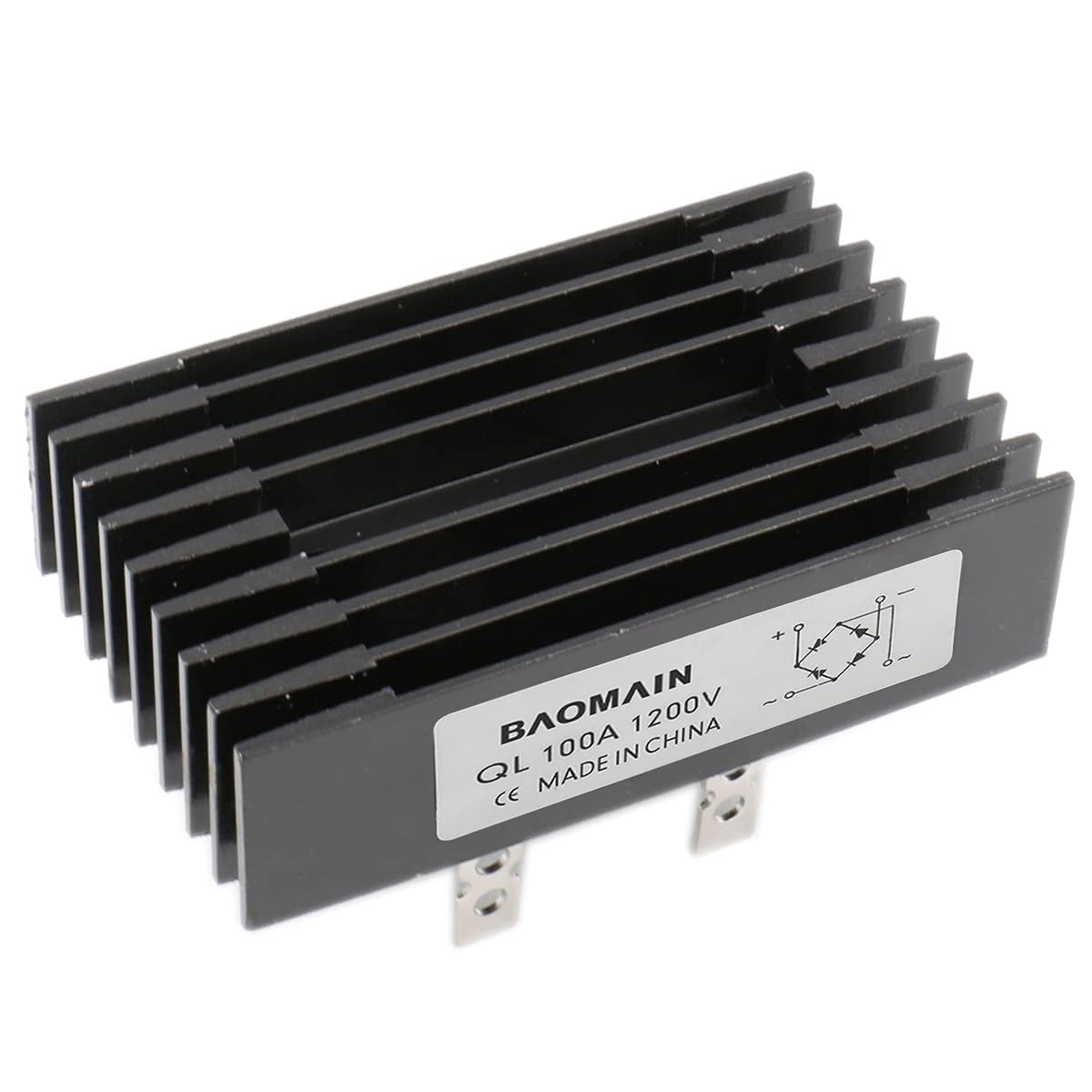 Baomeng 100 ampere 1200 volt diode bridge rectifier metal 100