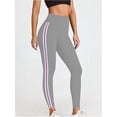 thumbnail image 4 of de Compresión para Control de Abdomen para Mujer, Pantalones de Yoga para Correr y Hacer Ejercicio con Cintura Alta. Rosa Gris XL, 4 of 8