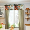 thumbnail image 3 of Yayeee Kitchen Valance Rod Pocket 54" x 18" Living Room Window Curtain, Red Tomatoes, 3 of 6