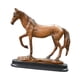 thumbnail image 2 of Escultura de caballo, adorno de mesa, estatua creativa de animal coleccionable para dormitorio Marrón, 2 of 9