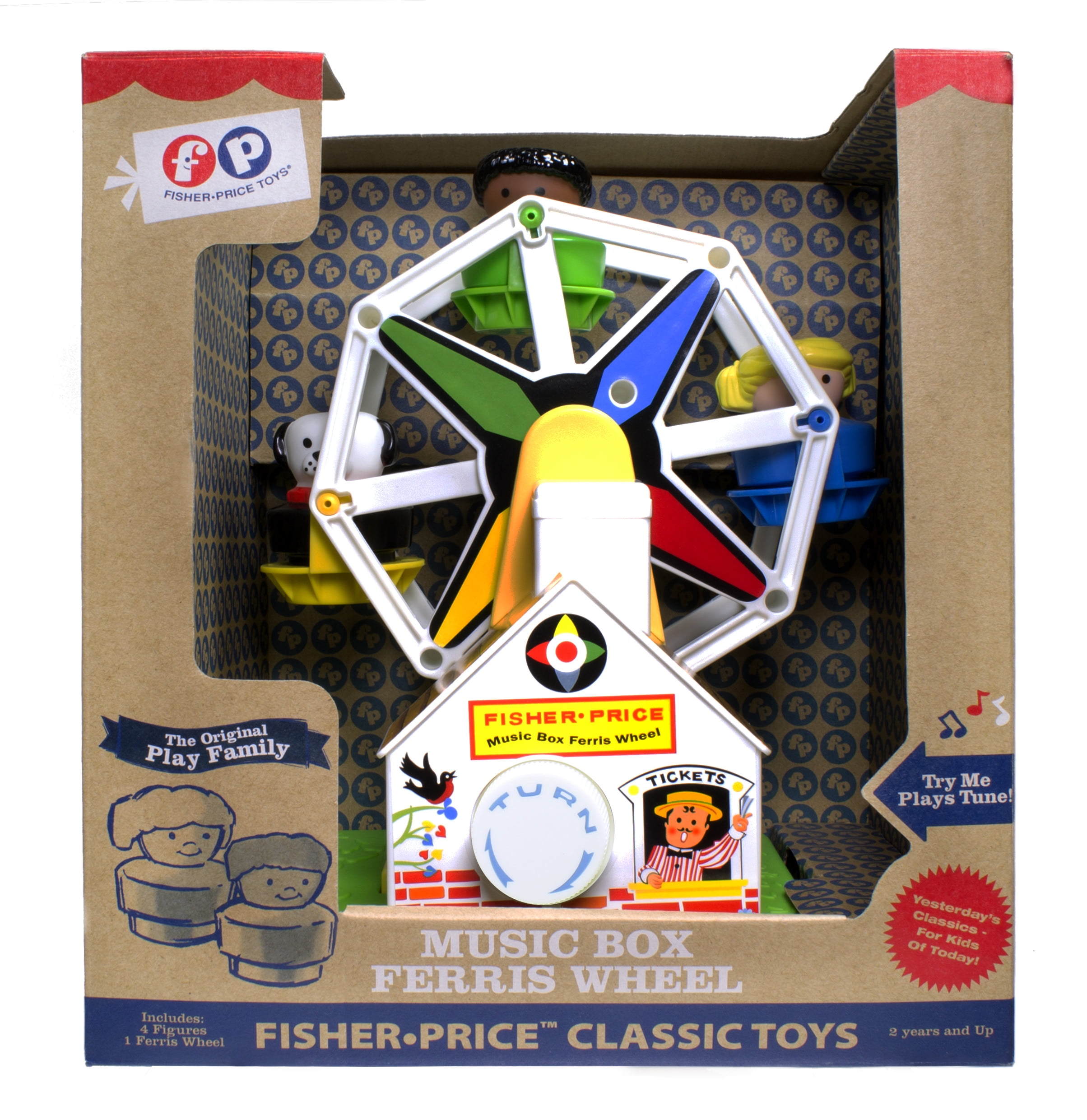 Musical Ferris Wheel Toy for sale online Basic Fun Fisher 