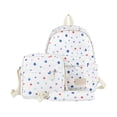 thumbnail image 4 of HJYCHN School Backpack for Boys Multi Star Print 3Pc Set Daypack with Crossbody Pencil Case Back to School Supplies for Kids Backpack for Teen Girls White 31cmx29cm, 4 of 4