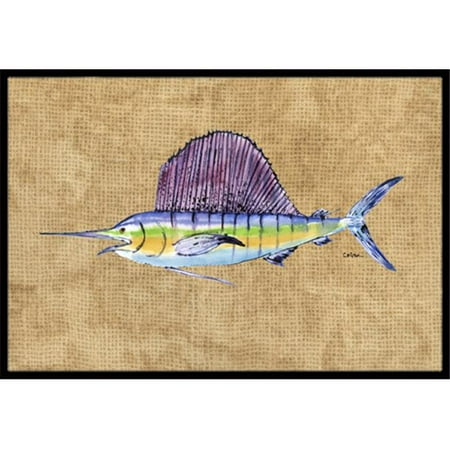 Carolines Treasures 8813jmat 24 X 36 In Swordfish Indoor Or
