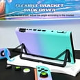 thumbnail image 6 of Protective Hard Case for Switch 2 (2025), PC Grip Cover for Joy Con, Detachable JoyCon Controller Protectors-Shockproof& Scratch-Resistant Console Shell, 6 Thumb Grips - Purple Green, 6 of 6