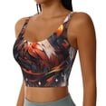 thumbnail image 2 of Naloa Colorful Abstract Eagle Sports Bras for Women,Sports Bras for Women High Support with Removable Pads-XX-Large, 2 of 8