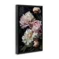 thumbnail image 2 of Stupell Industries Victorian Soft And Moody Peonies Black Floating Frame Canvas Art, 17 x 25, by Petals Prints Design, 2 of 8