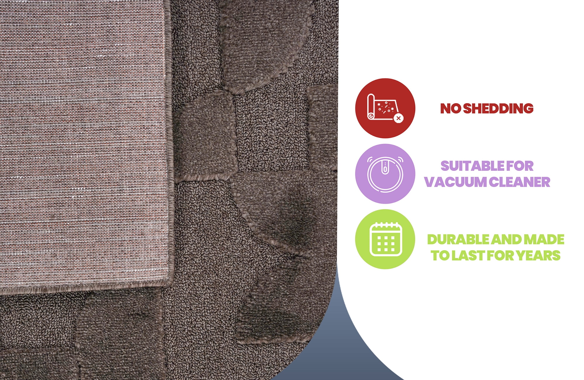 Indoor Area Rug 5'3"x7'6" Modern Contemporary Geometric Bohemian Non-Shedding Stain Fade Resistant Pet Kid Friendly Jute Backing Rug for Living Room Bedroom Kitchen