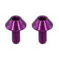thumbnail image 3 of GLFILL 1 Paire Vis de Cage de Bouteille de Vélo en Acier Inoxydable M5*12 Support de Pompe à Air Coloré Vis Fixes Violet, 3 of 9