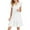 White, variant on Mgmyaa Girls Dresses Kids Summer Double Layer Ruffle Sleeve Dress Swing A-Line Cute Midi Casual Sundress