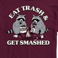thumbnail image 3 of Instant Message - Eat Trash Get Smashed - Men's Short Sleeve Graphic T-Shirt, 3 of 6