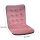thumbnail image 3 of Cojín de asiento y respaldo integrado, cojín antideslizante para silla - rosa, 3 of 9