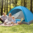 thumbnail image 1 of Dvkptbk Oxford Tent Tente de Camping Extérieure Double 1 à 2 Personnes Tente Automatique Camping et Randonnée, 1 of 6