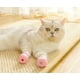 thumbnail image 4 of ER Paquete de 4 zapatos de silicona para gatos resistentes a los arañazos, zapatillas de baño para gatos, Rojo Verde Excelente Rendimiento, 4 of 5