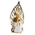 thumbnail image 1 of 1x quemador de de cerámica nórdica, conos, soporte para para la decoración del dormitorio de yoga en hogar Oro blanco, 1 of 9