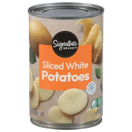Signature S Potatoes Sliced, White 15 oz