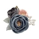 thumbnail image 2 of Ramo de rosas hecho a mano, ramillete de flores artificiales para ceremonia, cena formal nuevo-gris, 2 of 9