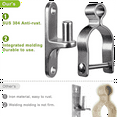 thumbnail image 4 of New 2-Pack Wall Mount Gate Hinge 1-3/8Inch Farm Hinge, 304 Stainless Steel Tube Fence, 4 of 4