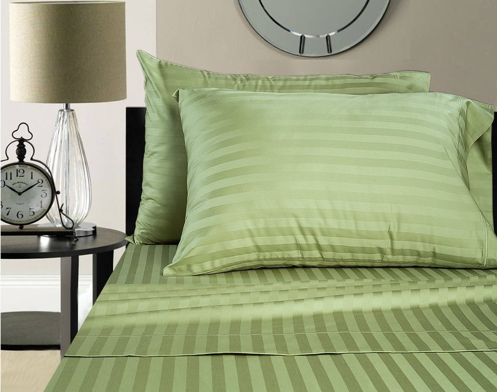 1000 TC EGYPTIAN COTTON BEDDING COLLECTION ALL SETS AVAILABLE IN PARROT GREEN